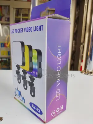 Ay-83 Rgb Led Camera Video Light Portable Rechargeable