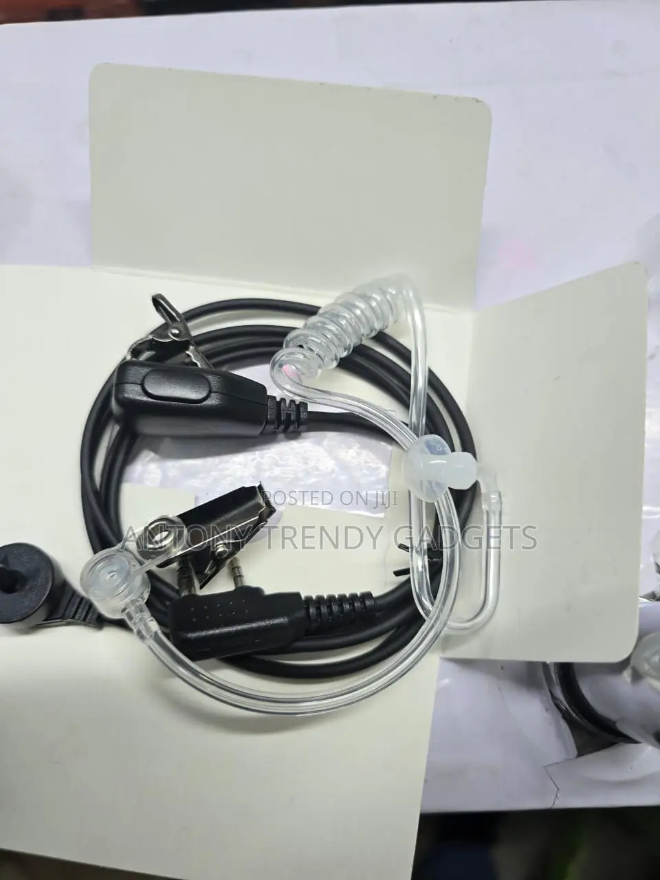 Fbi Surveillance Acoustic Tube Earpiece 2-pin K-plug
