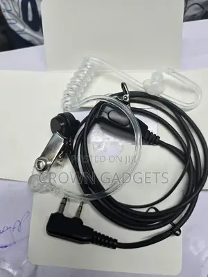 Fbi Covert Acoustic Tube Earpiece Two-Way Radio