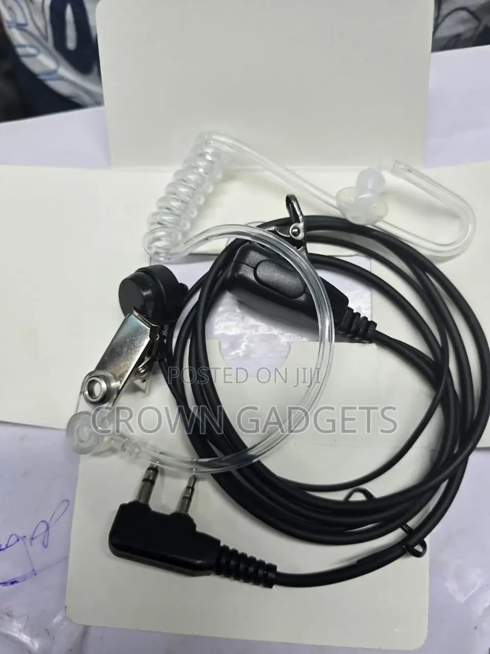 Fbi Covert Acoustic Tube Earpiece Two-Way Radio