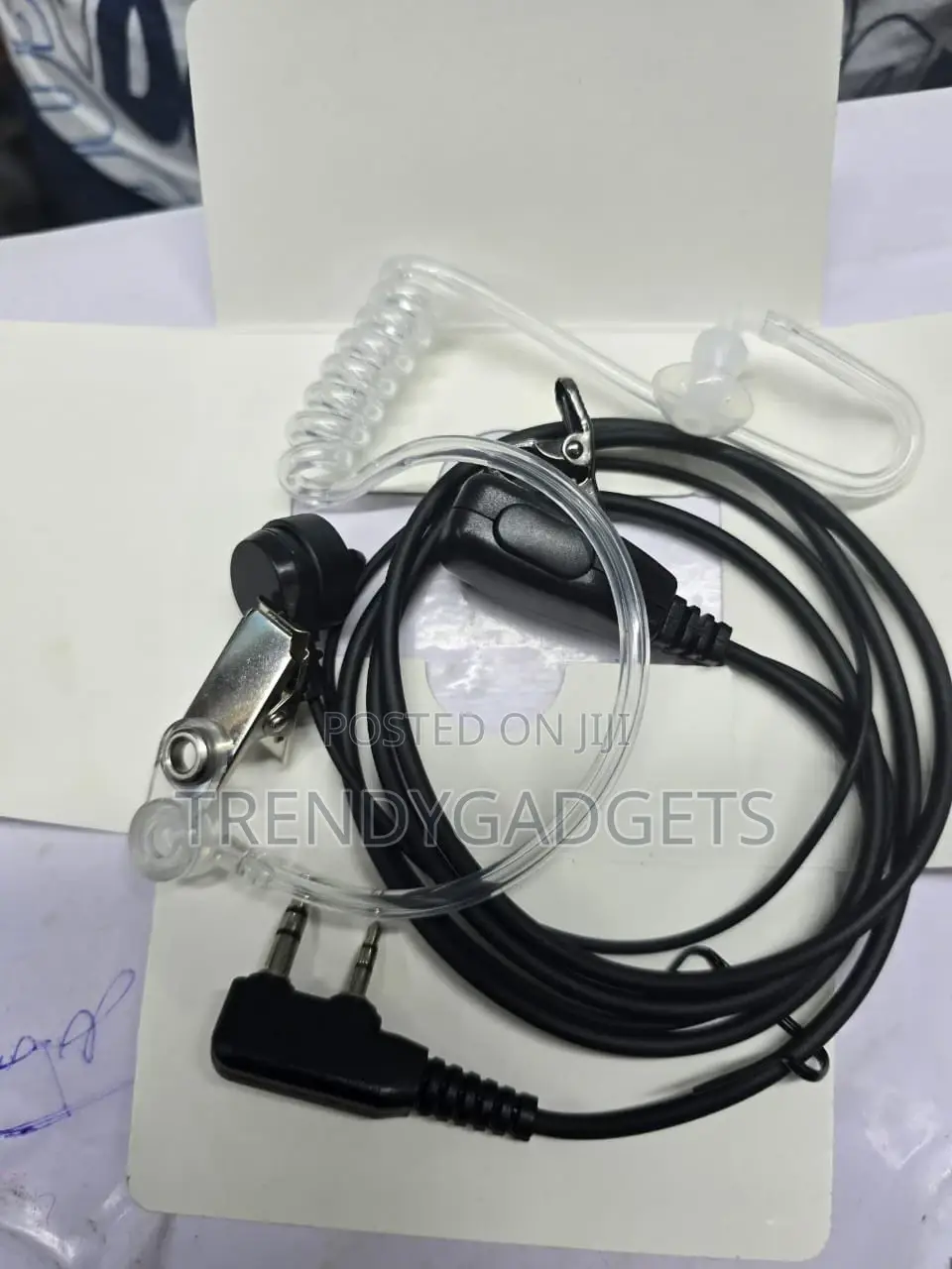 Fbi Covert Acoustic Tube Earpiece Two-Way Radio