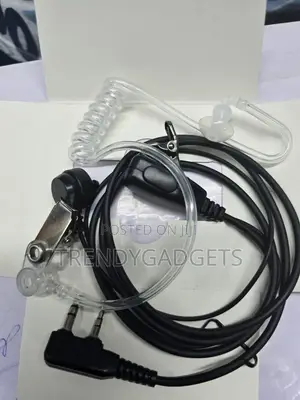 Fbi Covert Acoustic Tube Earpiece Two-Way Radio