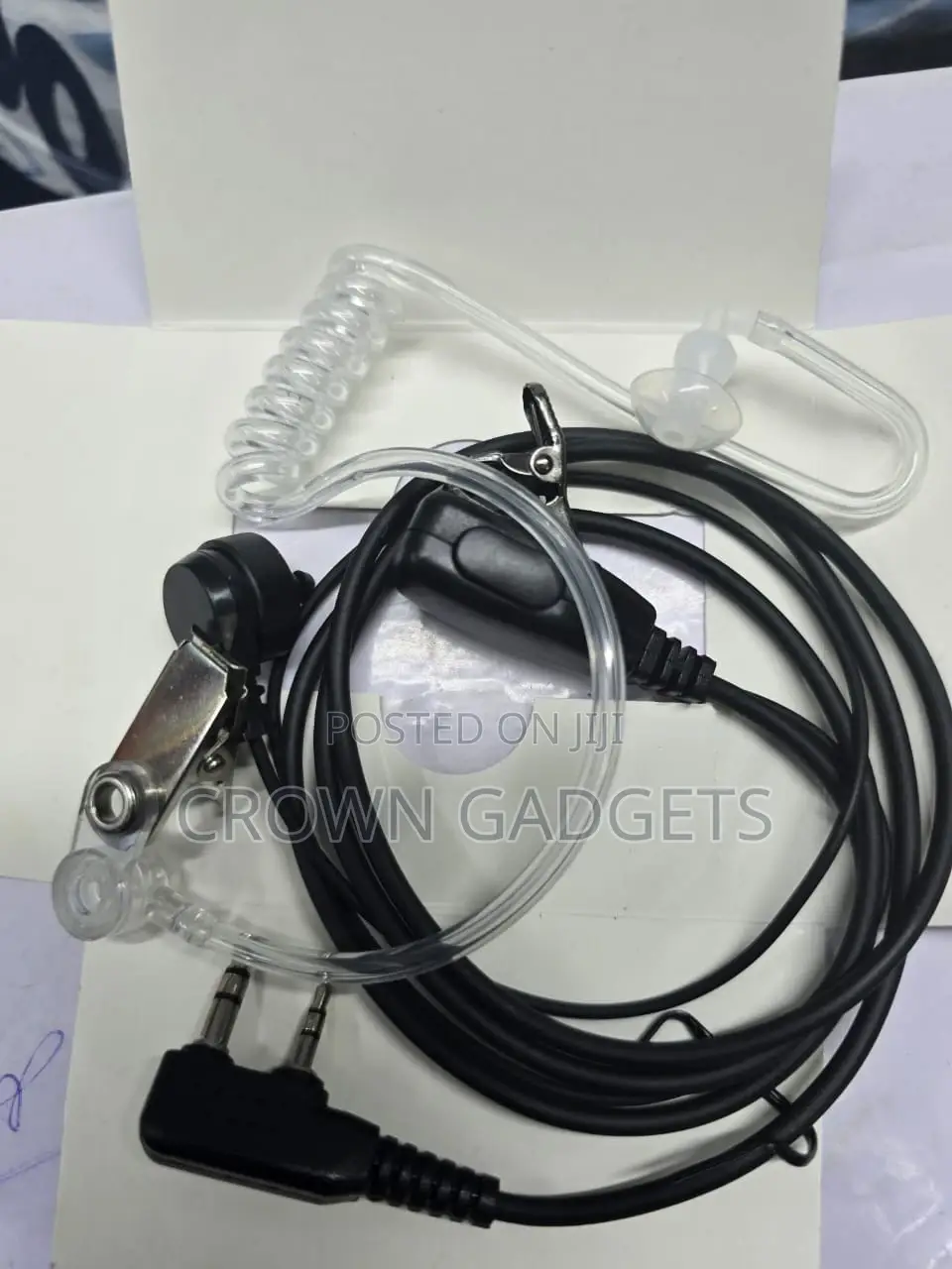 Fbi Covert Acoustic Tube Earpiece Two-Way Radio