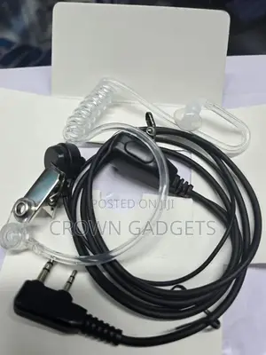 Fbi Covert Acoustic Tube Earpiece Two-Way Radio