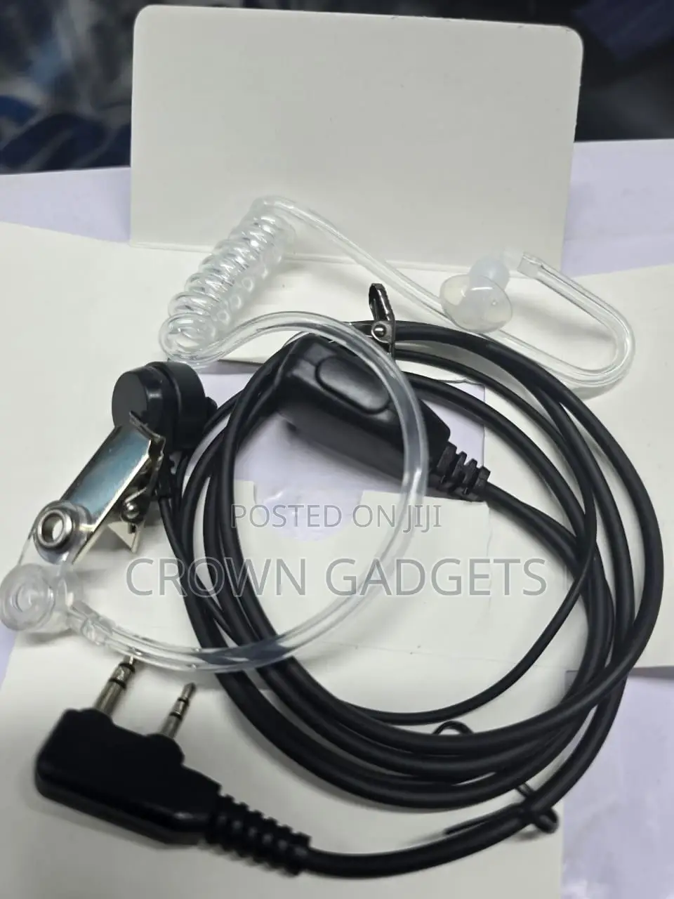 Fbi Covert Acoustic Tube Earpiece Two-Way Radio