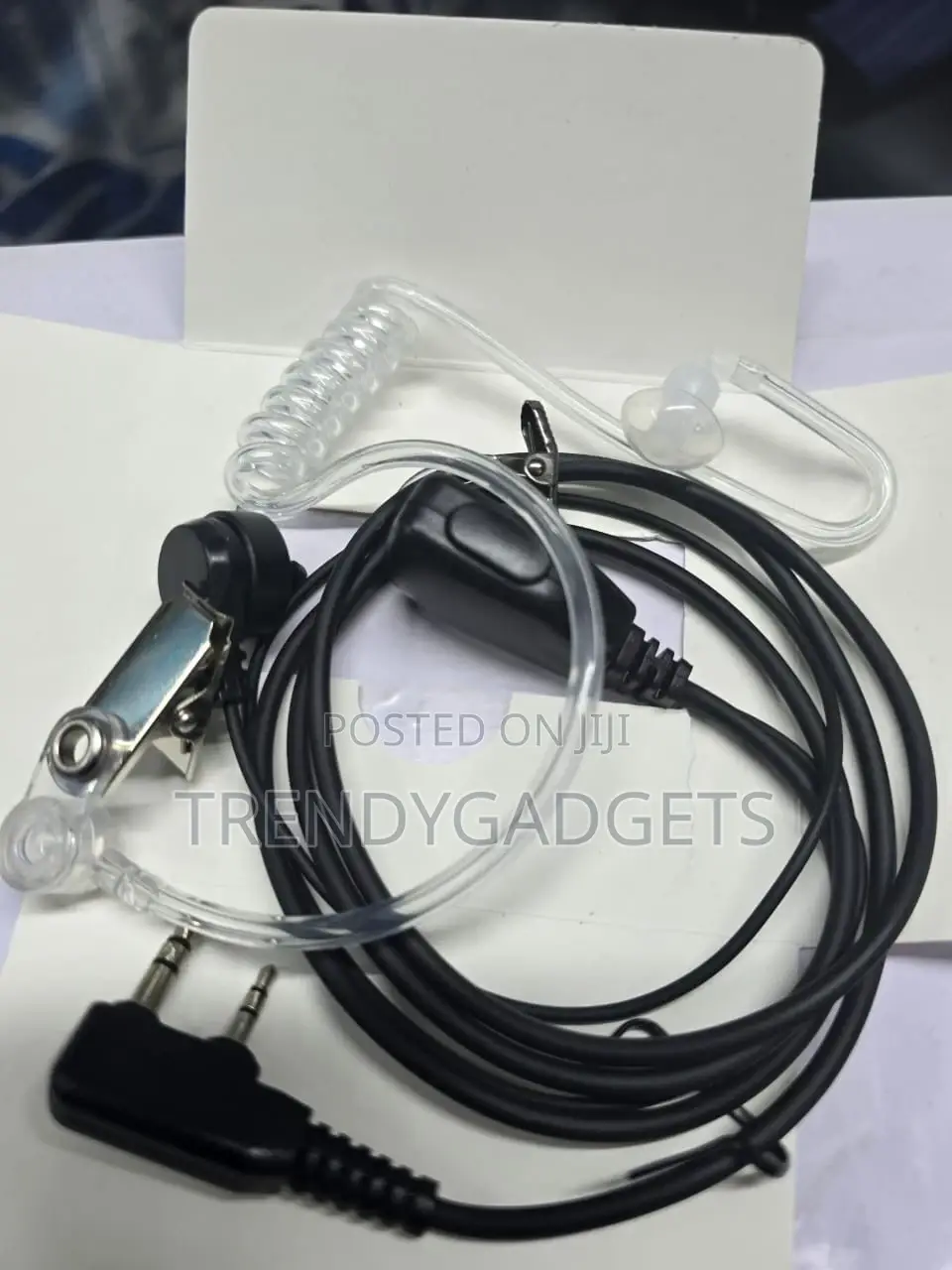 Fbi Covert Acoustic Tube Earpiece Two-Way Radio