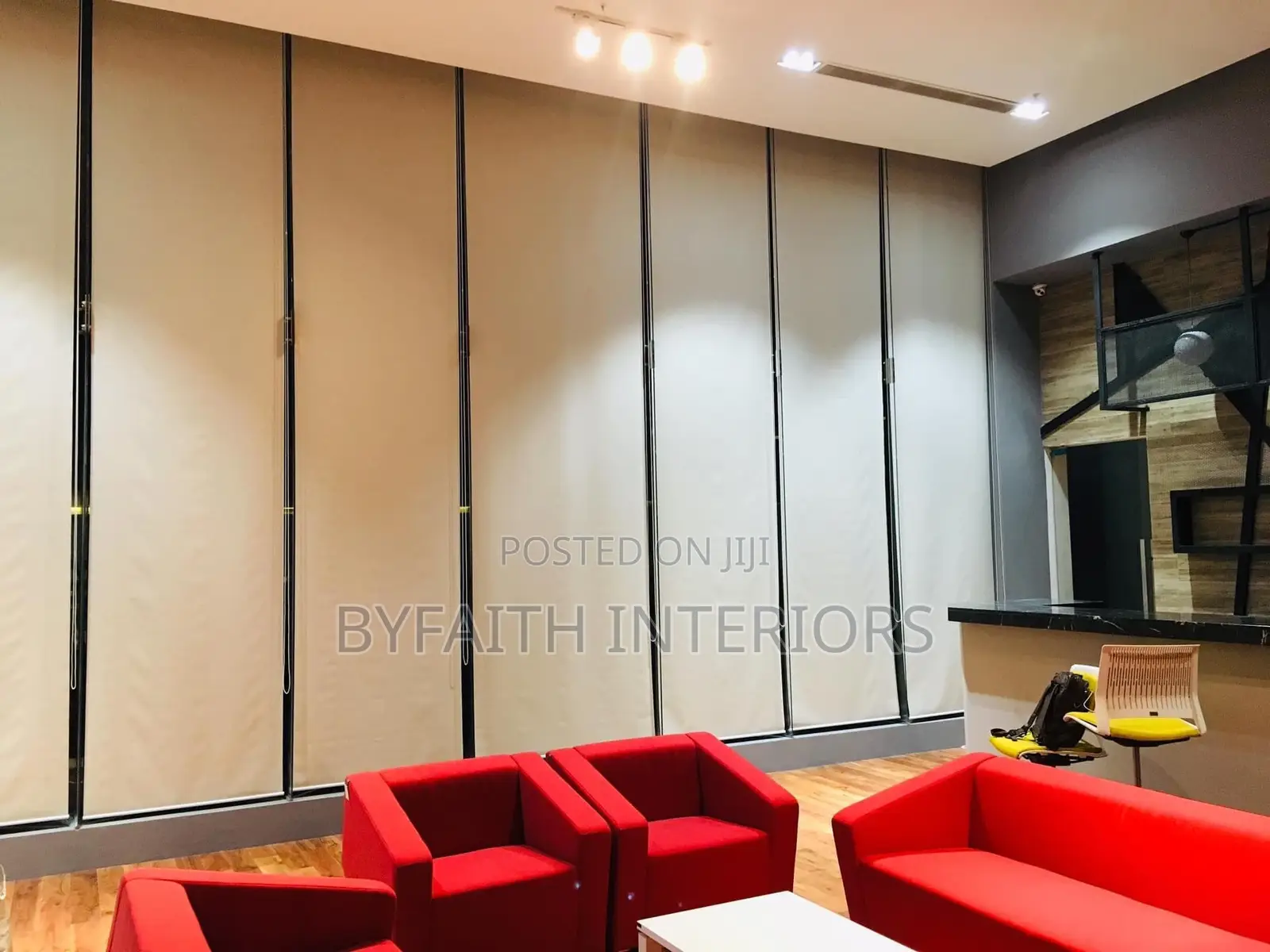 Appealing Place With Vertical Blinds