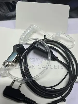 Fbi Two-Pin Radio Earpiece PTT Uv-5r Bf-888s
