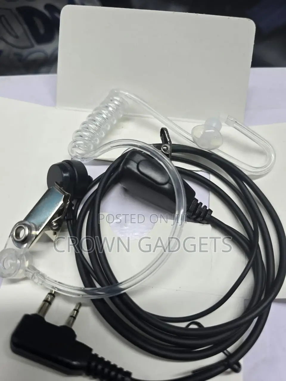 Fbi Two-Pin Radio Earpiece PTT Uv-5r Bf-888s
