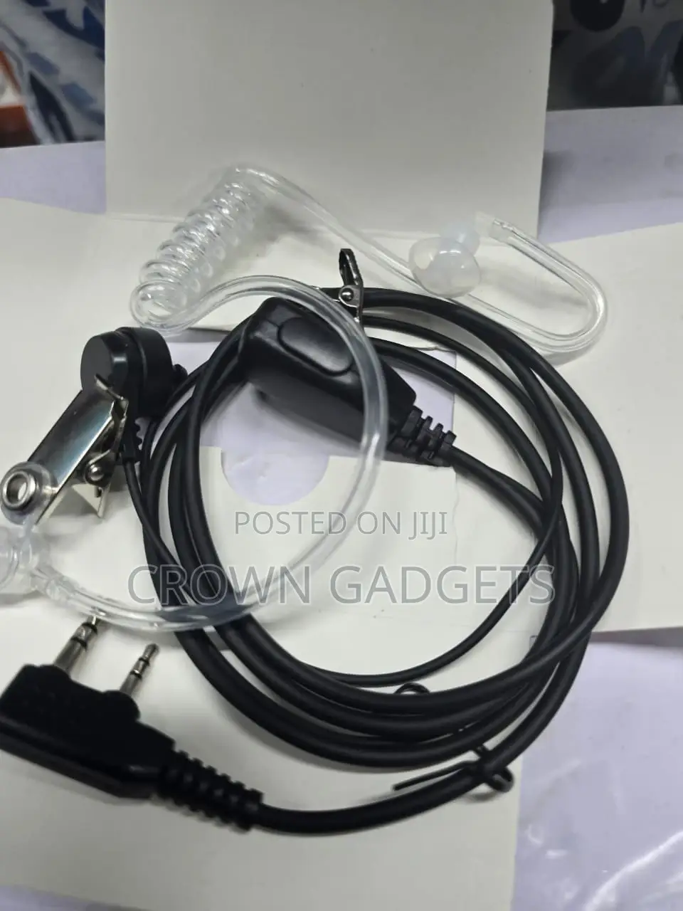 Fbi Two-Pin Radio Earpiece PTT Uv-5r Bf-888s
