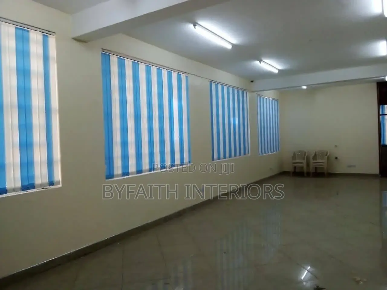 Pleasant Environment With Vertical Blinds