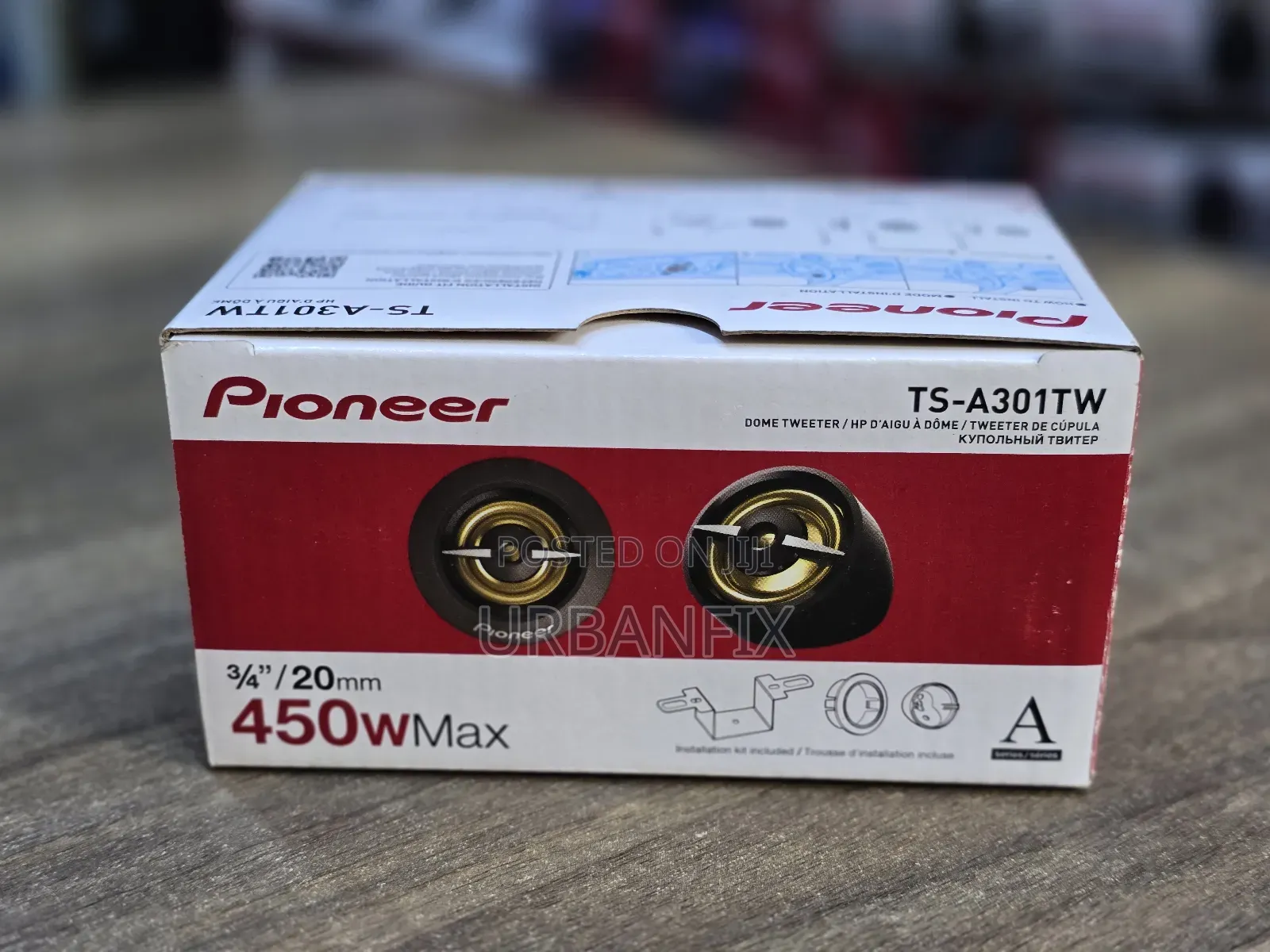 Pipneer Ts-A301tw 450watts Powerful Car Door Dome Tweeters