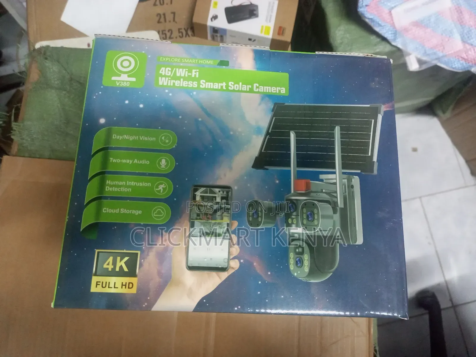 4g Solar CCTV Camera 4g 3 Lens Soar CCTV Camera