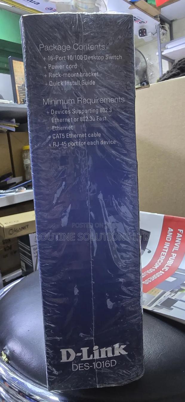Dlink 16 Port Rackmount Switch - thumbnail 2