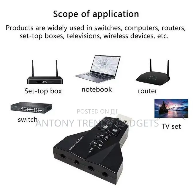 Plug-and-play Usb Sound Card 7.1 Surround Audio