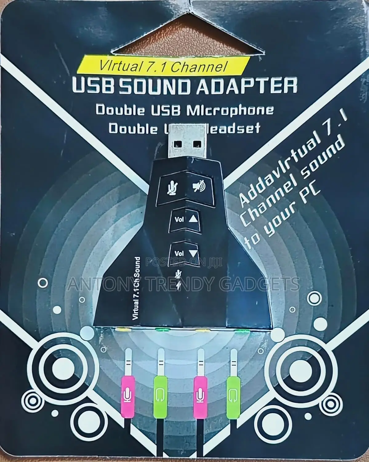 Plug-and-play Usb Sound Card 7.1 Surround Audio