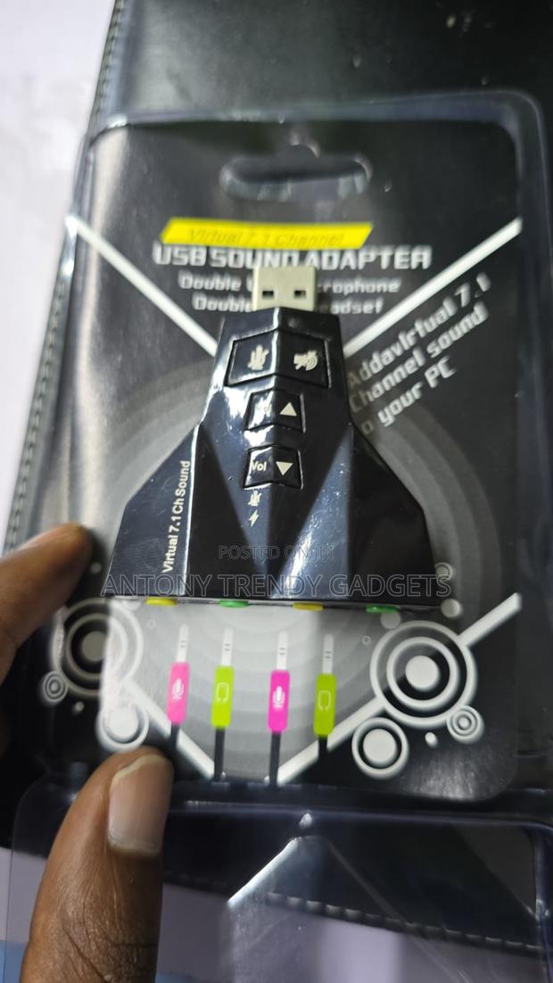 External Usb Audio Adapter Virtual 7.1 Sound Card - thumbnail 4