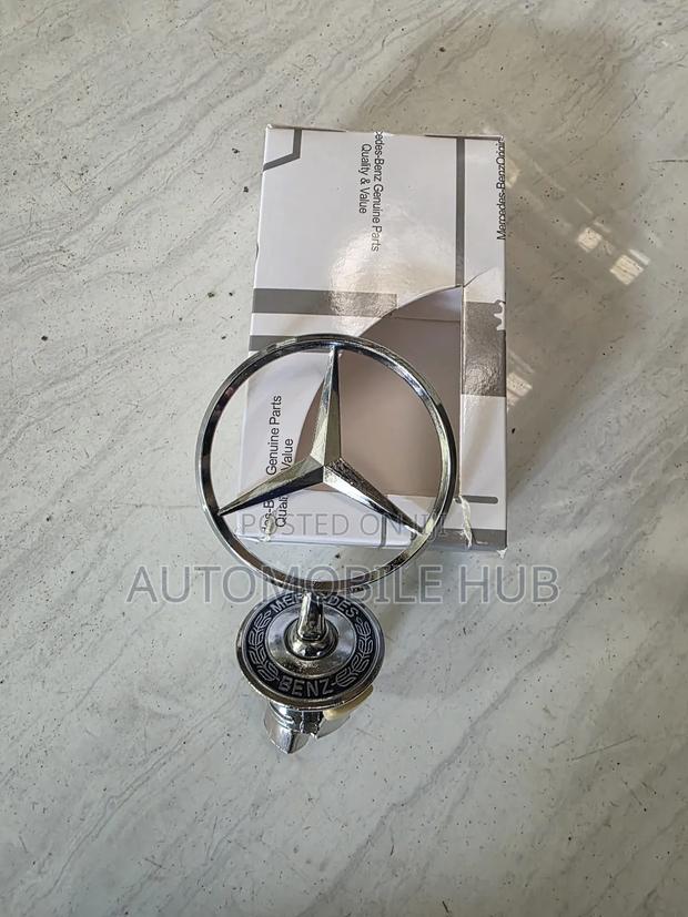 Mercedes-Benz Bonnet Hood Emblem Standing Star | Original Logo Badge