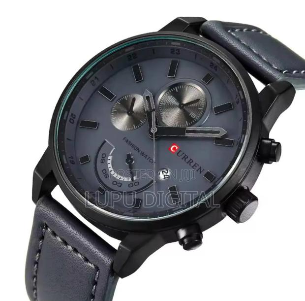 Curren Gents #8217 Date Display Leather Strap - thumbnail 3