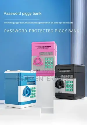 Automatic Electronic Home Bank Restocked Cash Coins Saving Box
