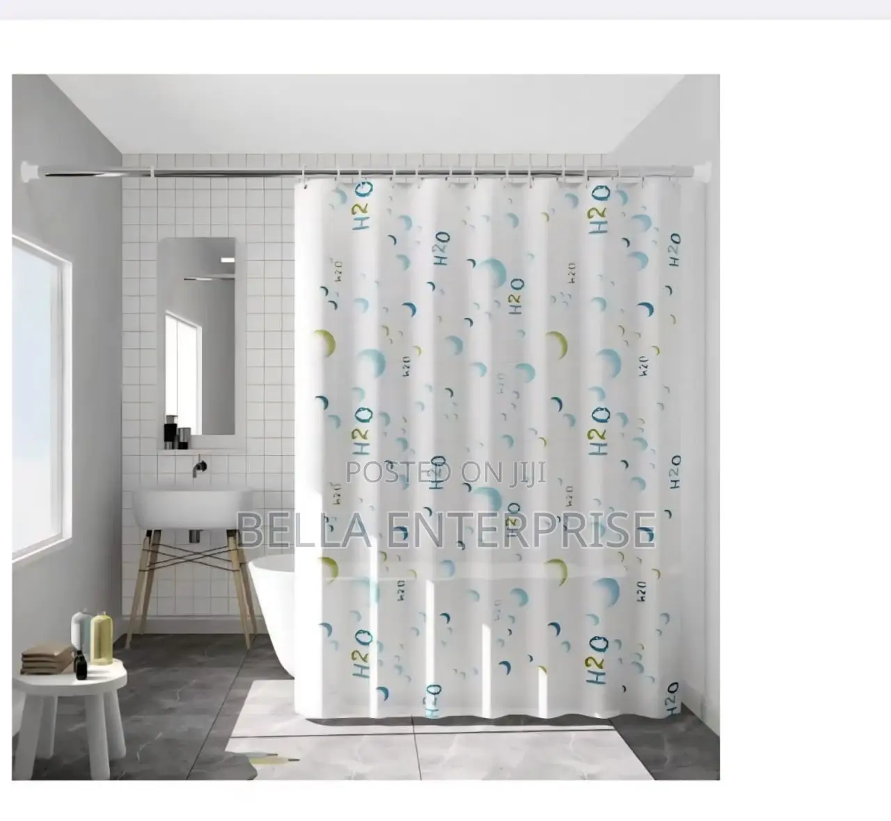 New Stockshower Curtains. 180*200cm Shower Curtains With Hooks