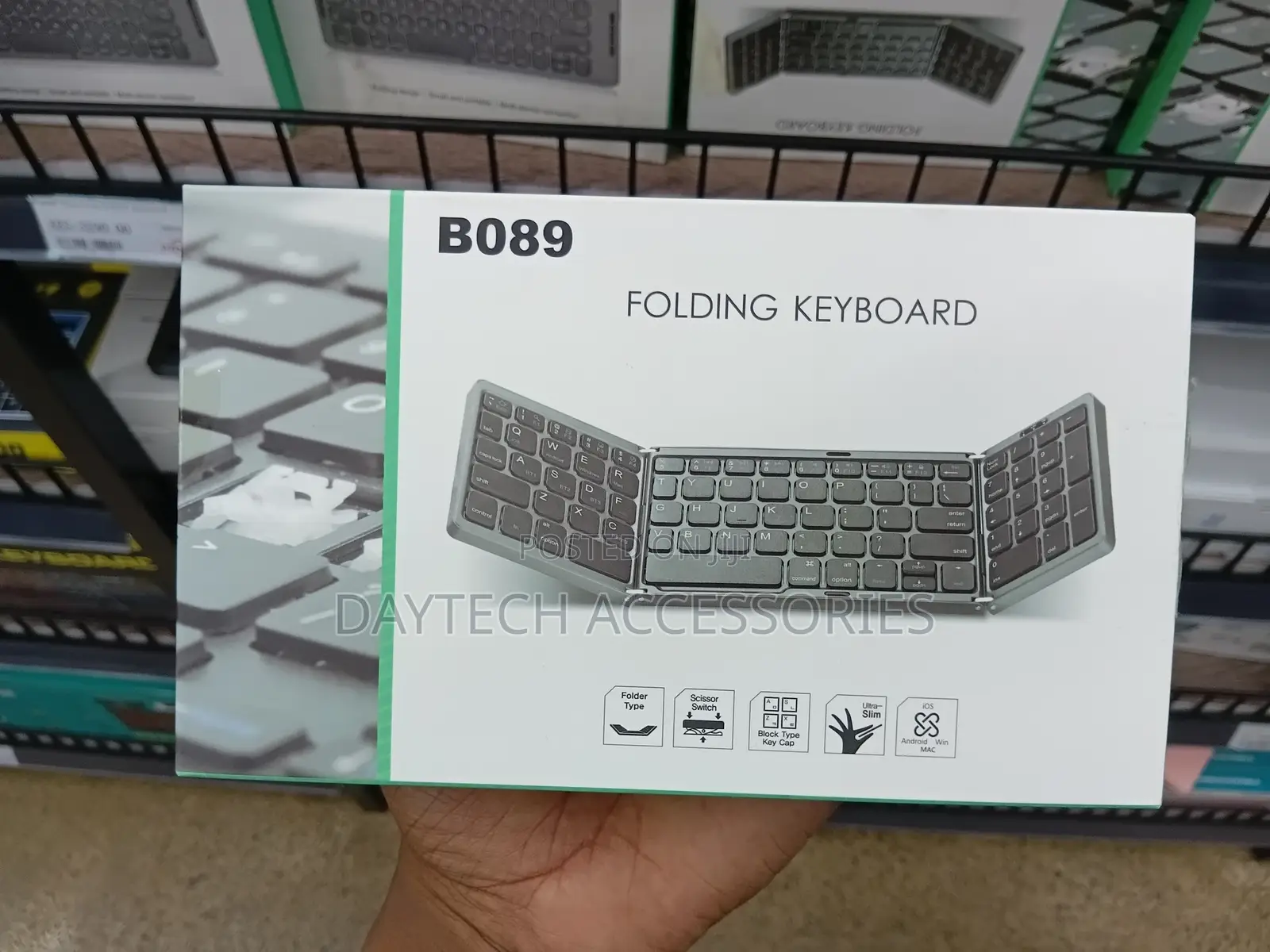 This Is an Inland B089 Foldable Bluetooth Keyboard.