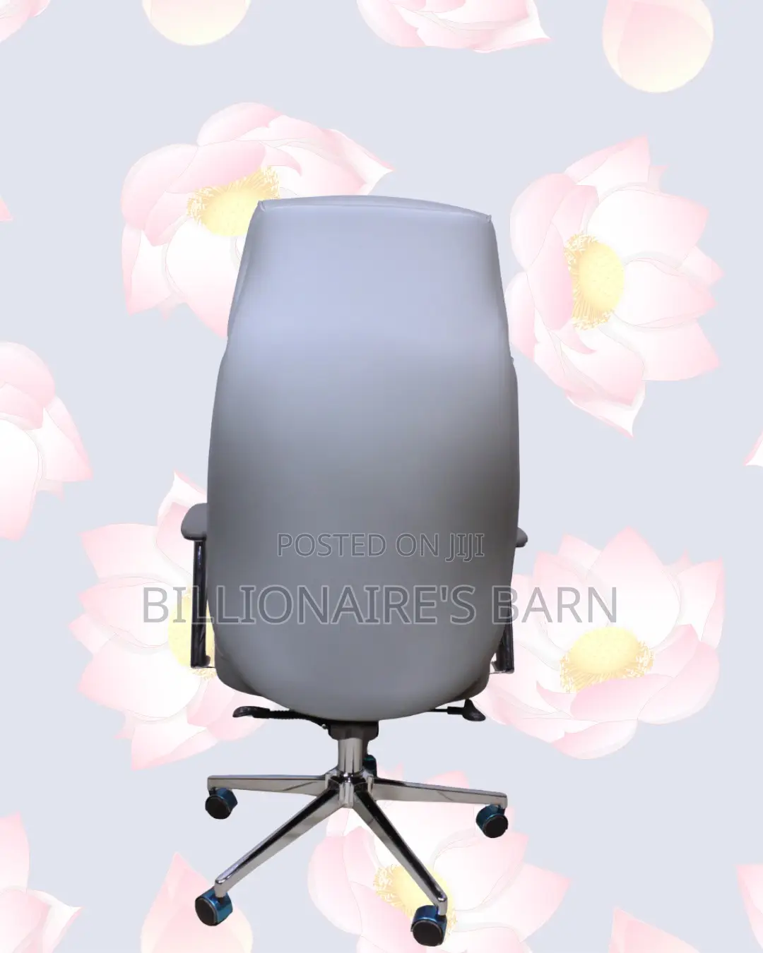 Grey Executive Office Chair | Breathable Support for Long Desk Hours |