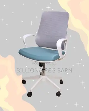 White Mid-Back Mesh Chair | Breathable Support for Long Desk Hours |