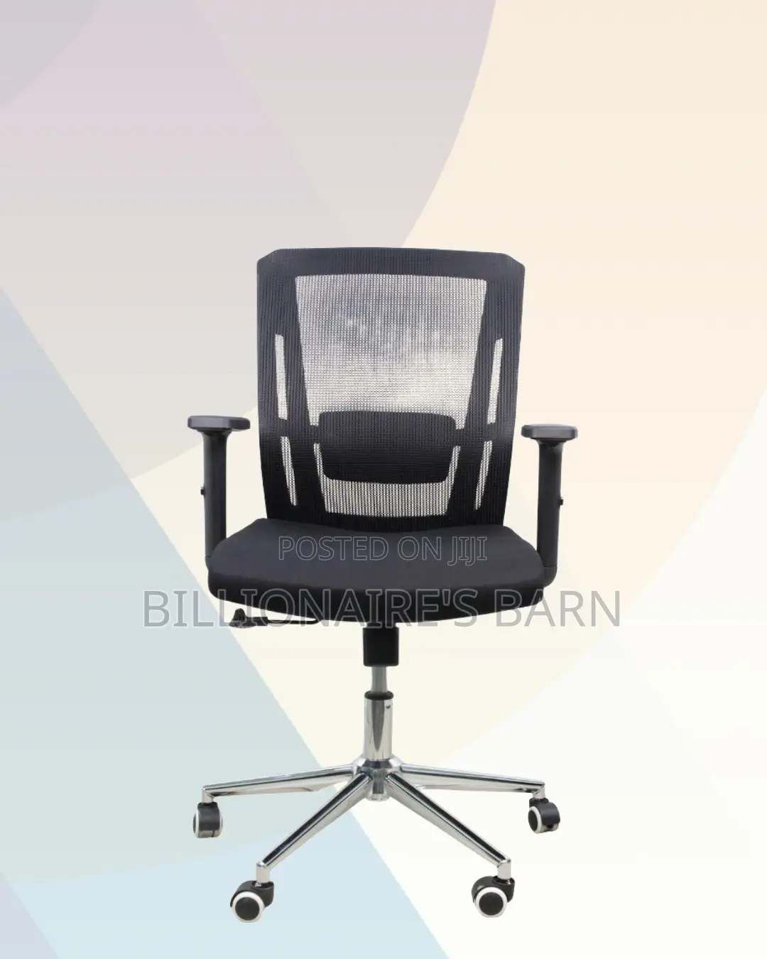 Black Origin Mesh Chair | Breathable Support for Long Desk Hours |