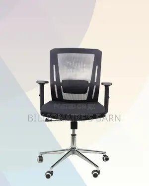 Black Origin Mesh Chair | Breathable Support for Long Desk Hours |