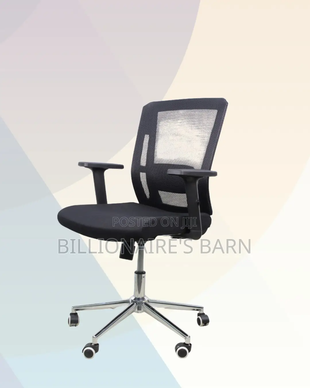 Black Origin Mesh Chair | Breathable Support for Long Desk Hours |