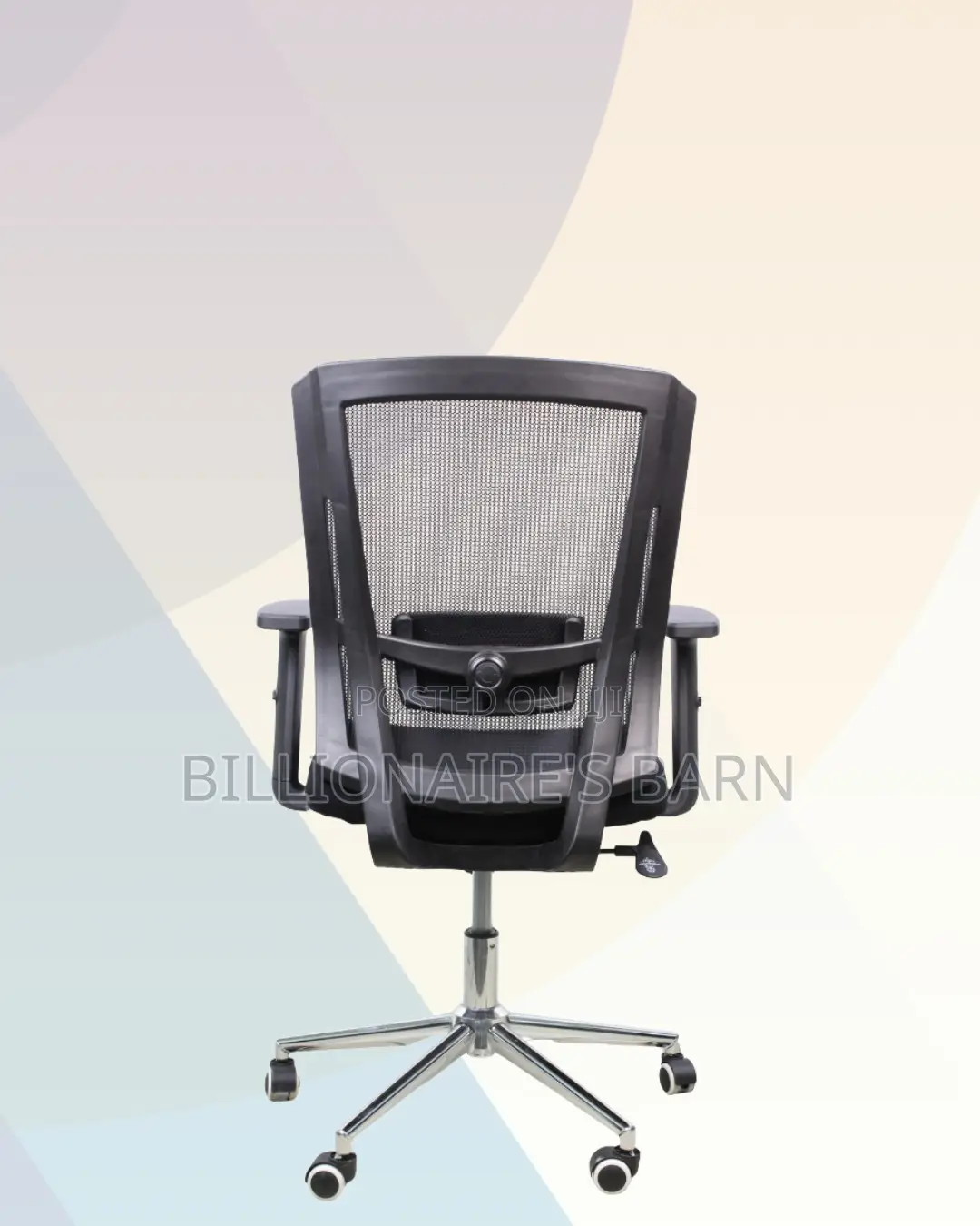 Black Origin Mesh Chair | Breathable Support for Long Desk Hours |
