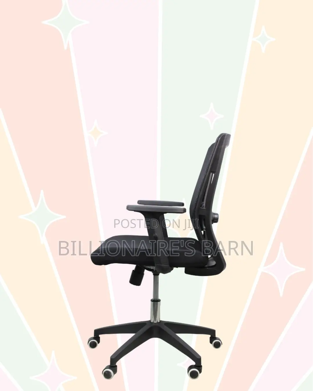 Black Origin Mesh Chair | Breathable Support for Long Desk Hours |