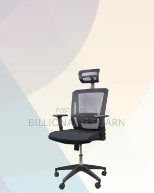 Black Ergonomic Mesh Chair | Breathable Support for Long Desk Hours |