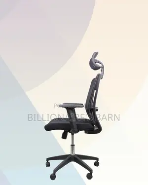 Black Ergonomic Mesh Chair | Breathable Support for Long Desk Hours |