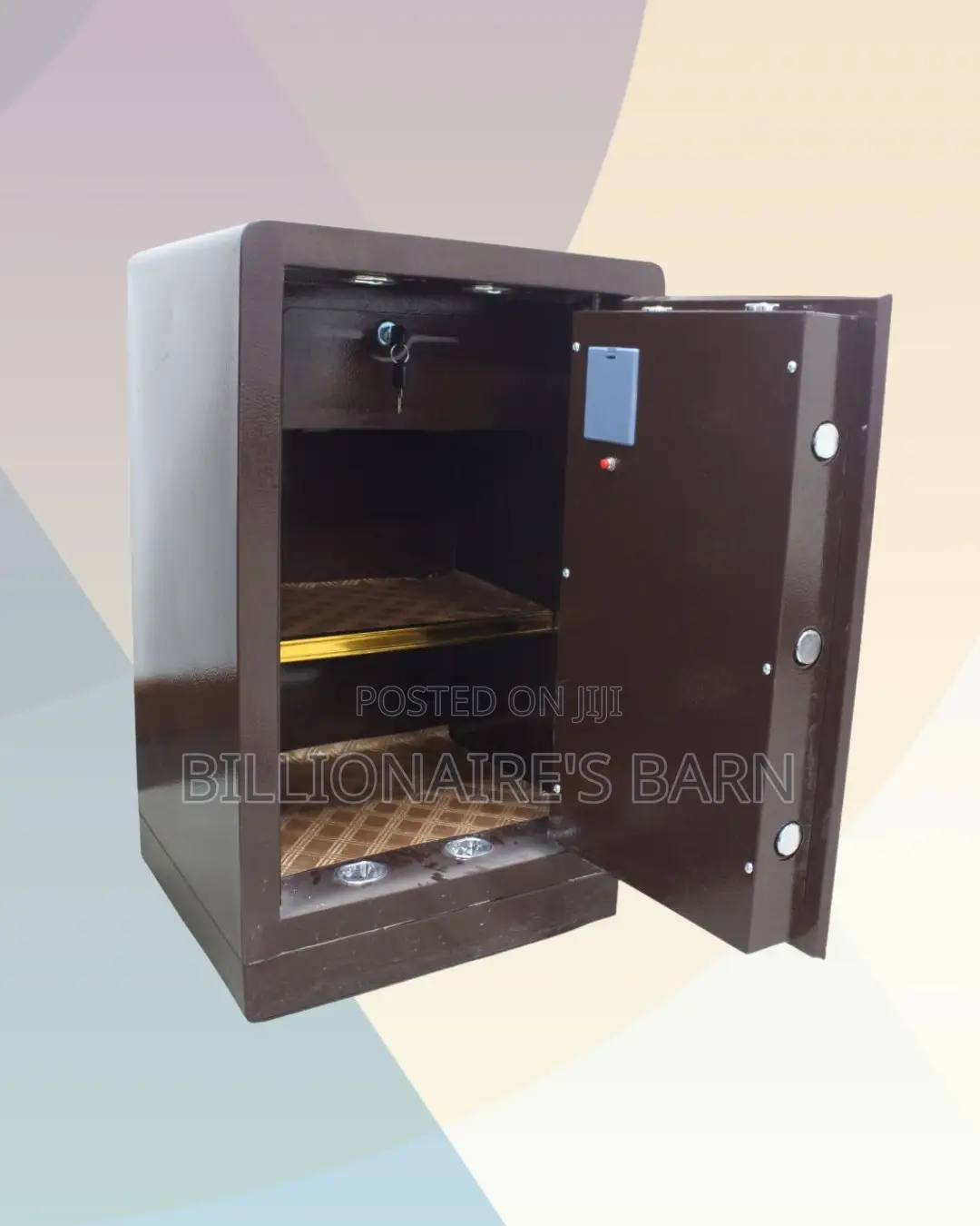 80kg Large-Capacity Biometric Safe|Security for Document and Valuables
