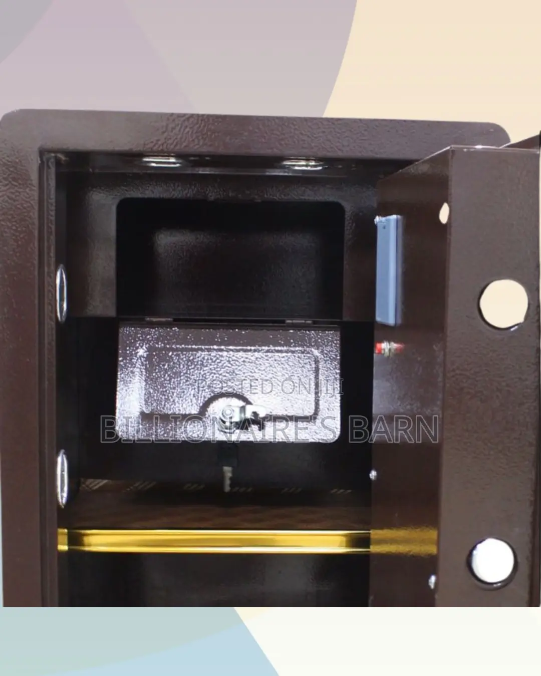 80kg Large-Capacity Biometric Safe|Security for Document and Valuables