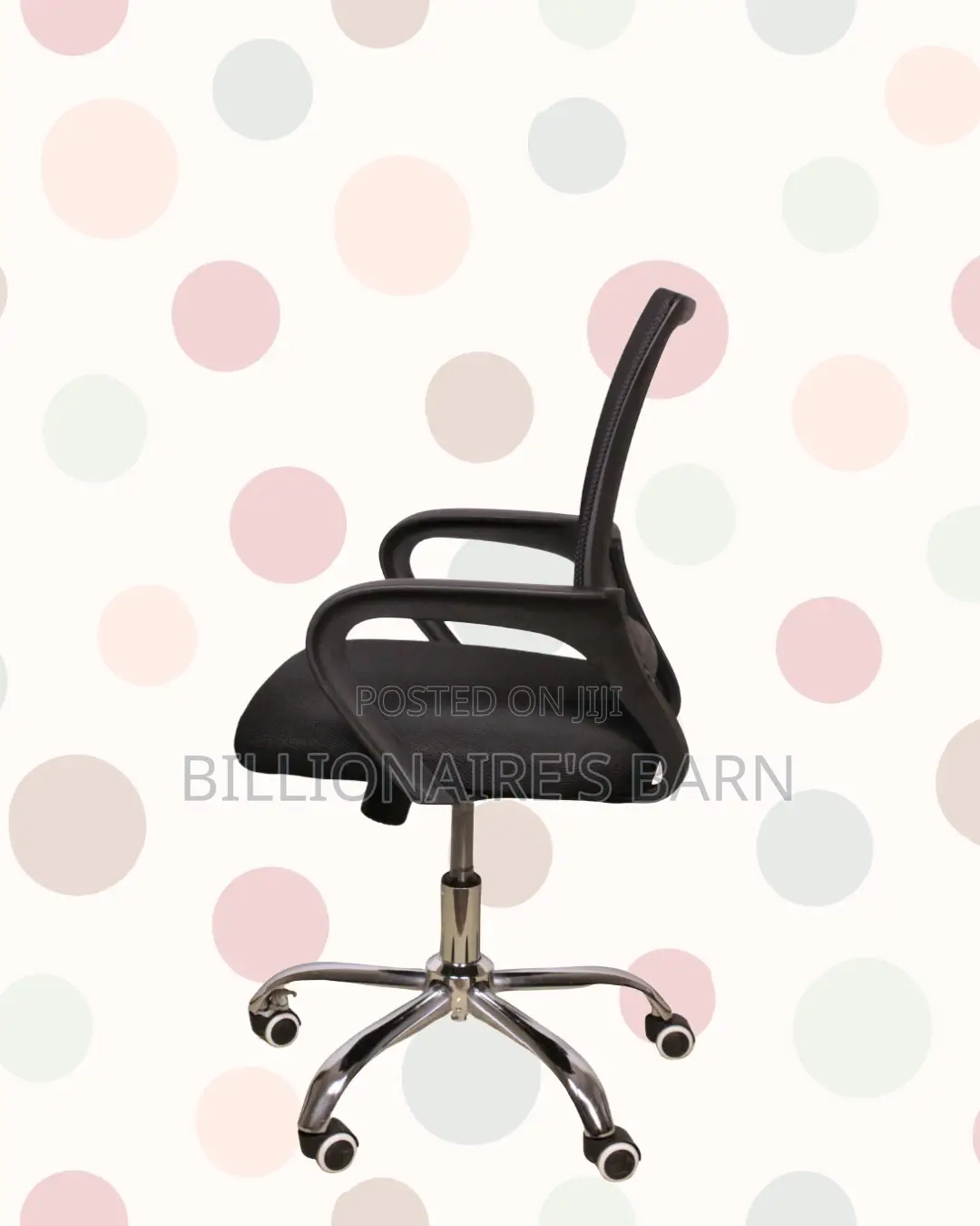 Black Compact Ergonomic Chair |Clean Executive Look for Modern Offices