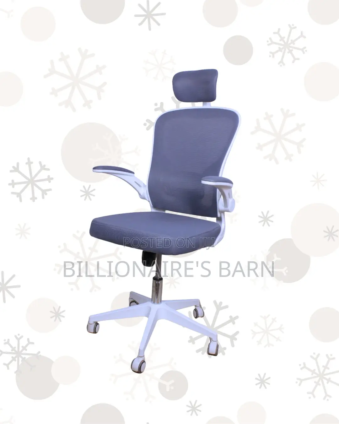 White Ergonomic Mesh Chair | Clean Executive Look for Modern Offices |