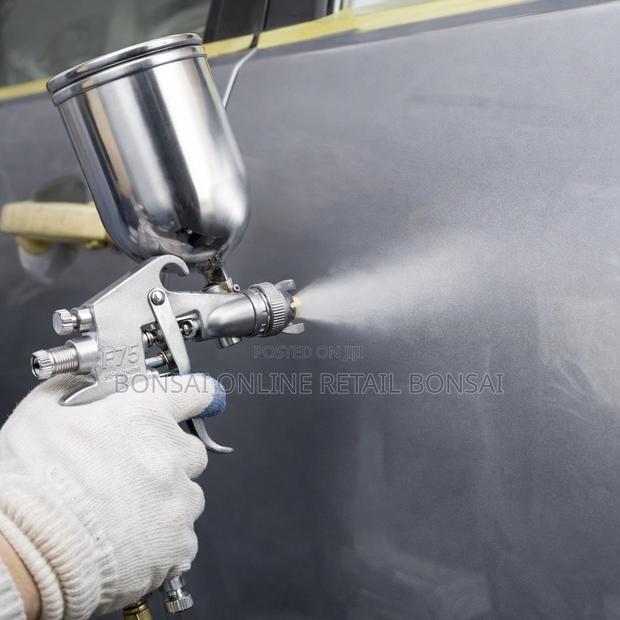 F75 Siphon Feed Spray Gun With Paint Cup, Paint Sprayer Tool - thumbnail 3