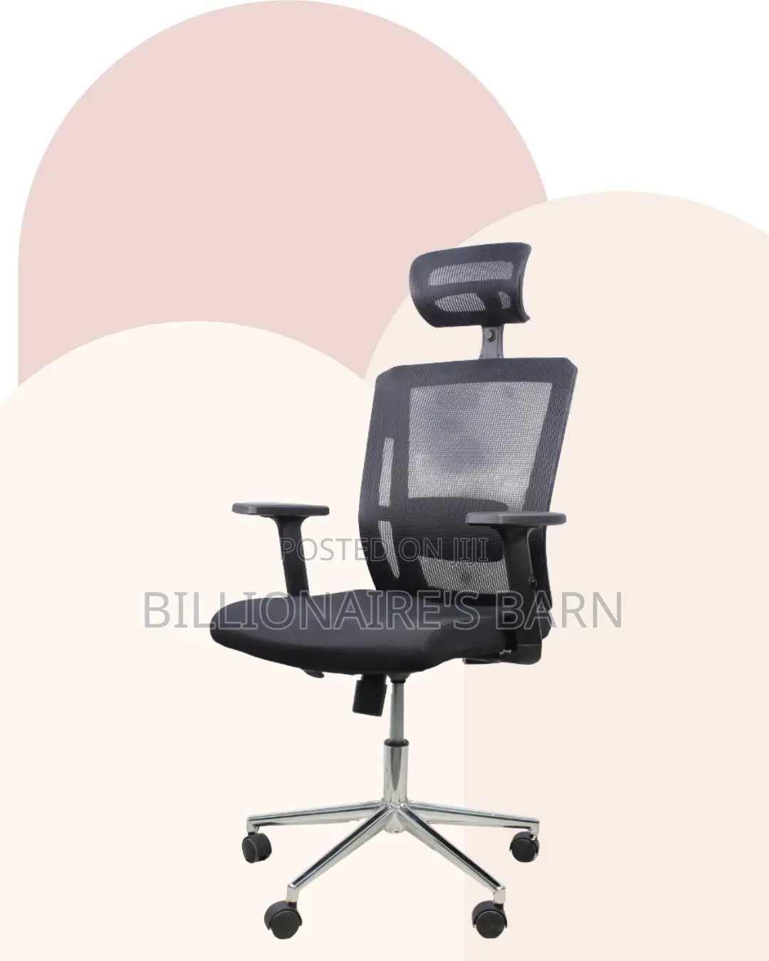 Black Ergonomic Mesh Chair | Clean Executive Look for Modern Offices |