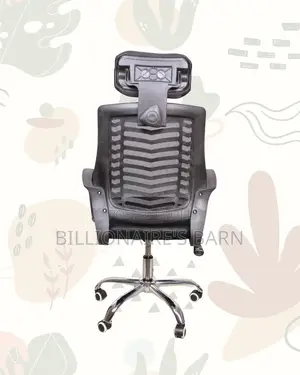 Black Secretarial Mesh Chair | Space-saving Design For Compact Setups