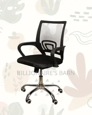 Black Compact Ergonomic Chair | Space-Saving Design for Compact Setups