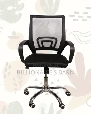 Black Compact Ergonomic Chair | Space-Saving Design for Compact Setups