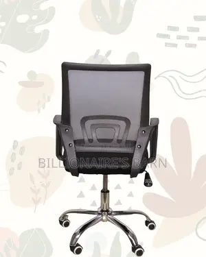 Black Compact Ergonomic Chair | Space-Saving Design for Compact Setups