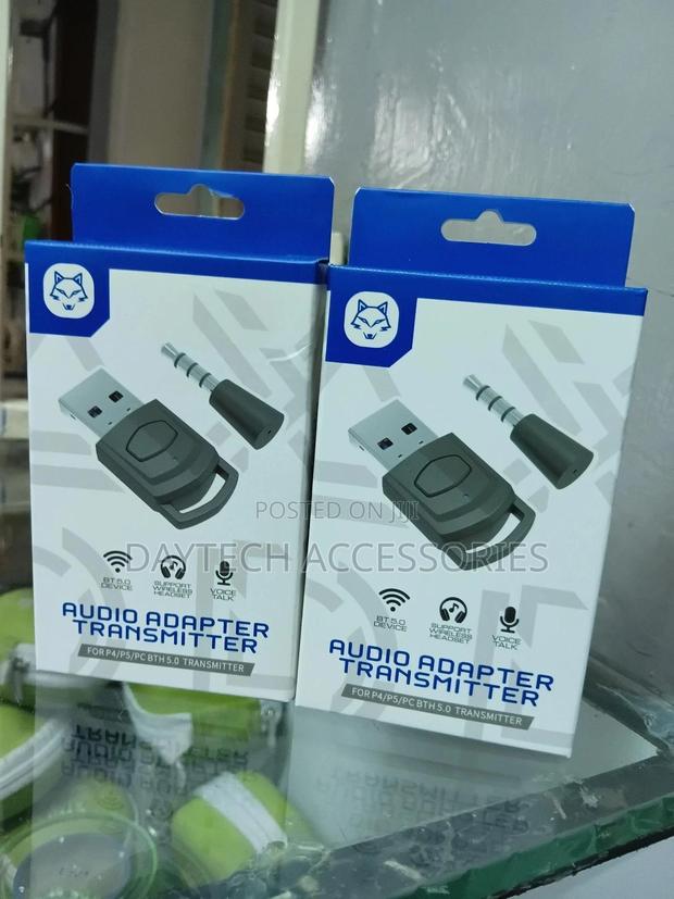 Usb Bluetooth Audio Transmitter Adapter (Ps4 / Ps5 / Pc) - Black - main view