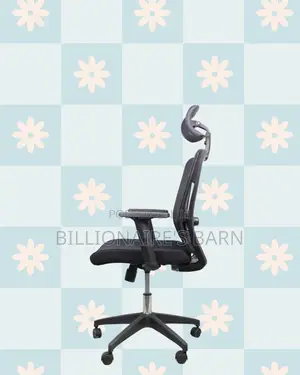 Black Ergonomic Mesh Chair | Space-Saving Design for Compact Setups