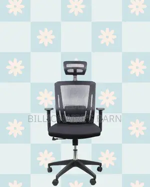 Black Ergonomic Mesh Chair | Space-Saving Design for Compact Setups