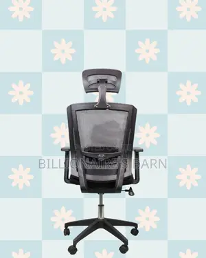Black Ergonomic Mesh Chair | Space-Saving Design for Compact Setups