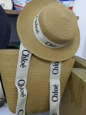 Spacious Woven Chloe Bag and Hat